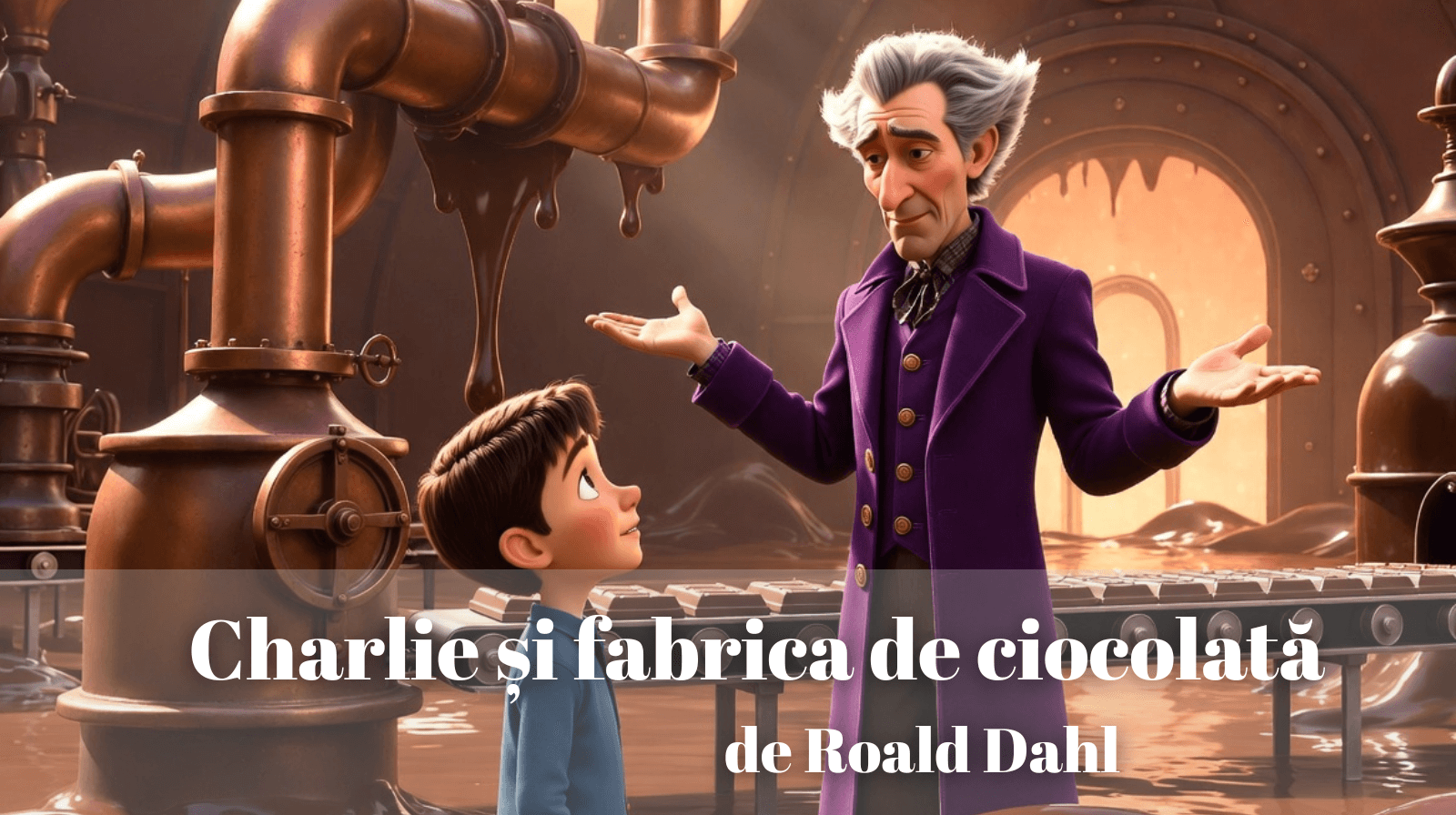 Rezumatul textului „Charlie și fabrica de ciocolată” de Roald Dahl
